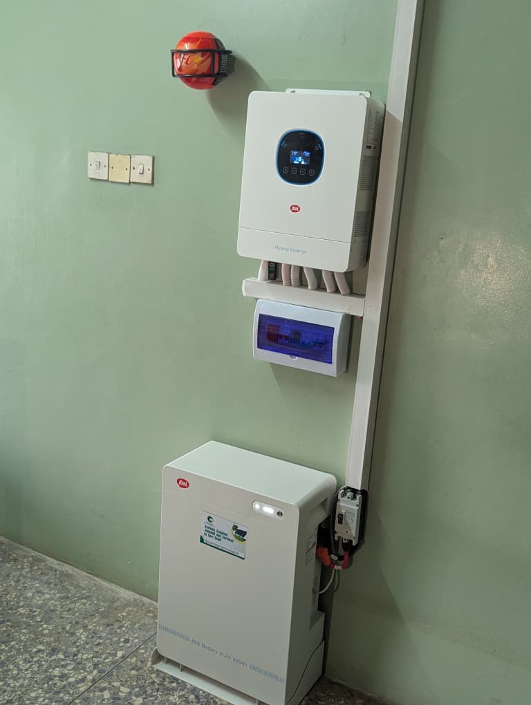 Carl Solar completed inverter installation