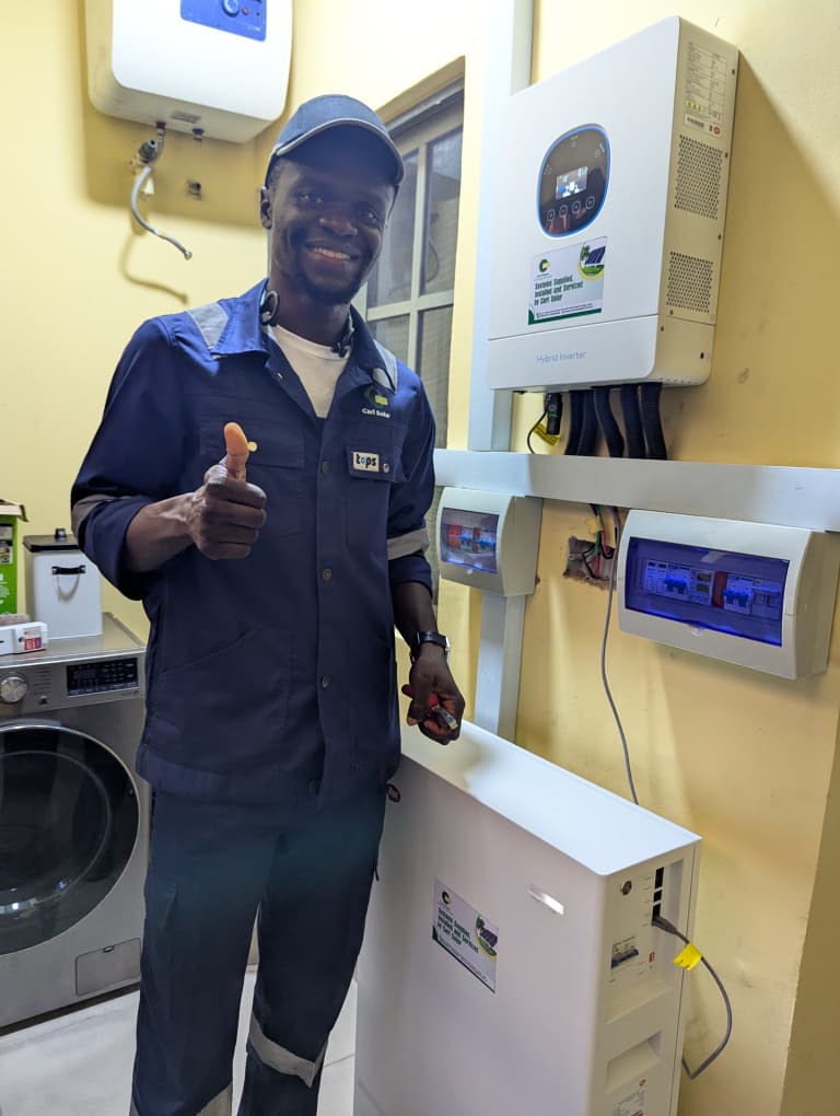 Carl Solar rooftop solar installation